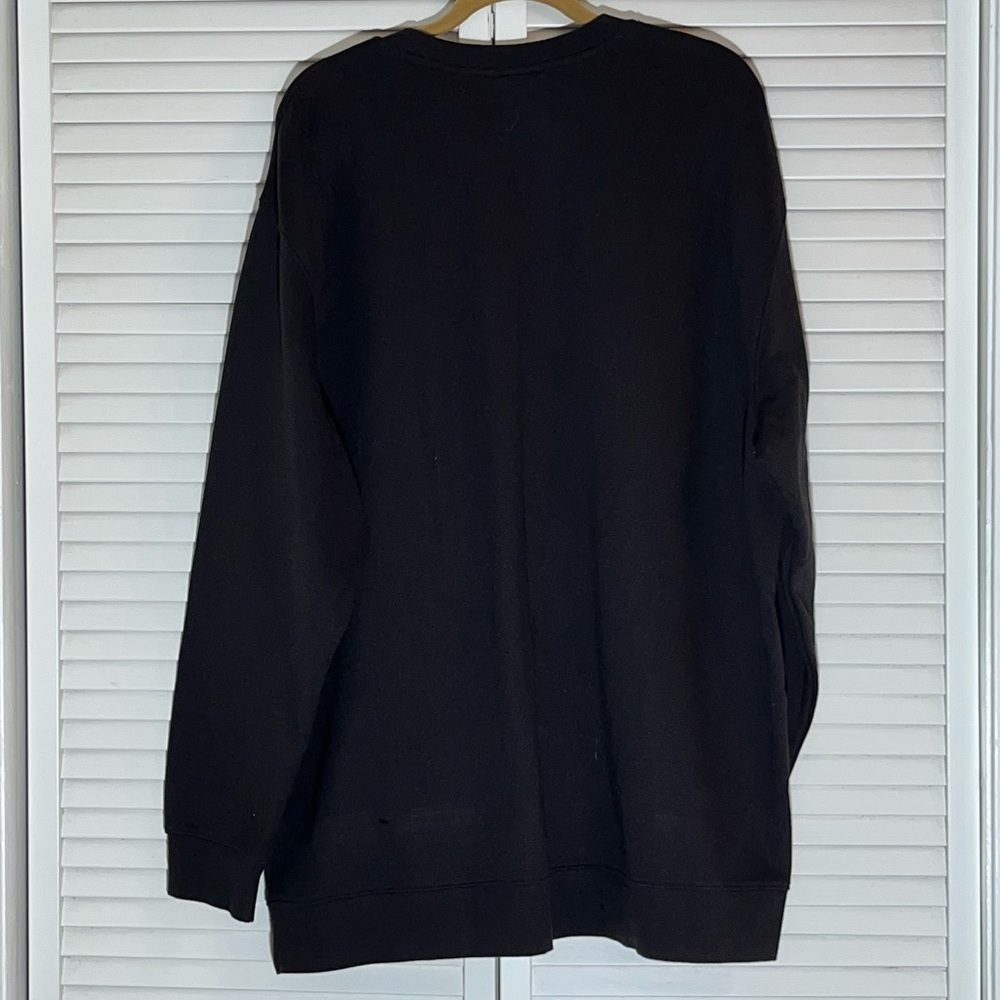Joe Boxer 2X Black Sweatshirt - Picture 3 of 5
